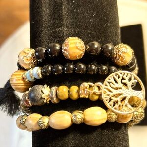 Bohemian style bracelets
